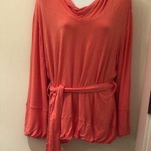 missoni profumi tunic top dress coral bubble hem L